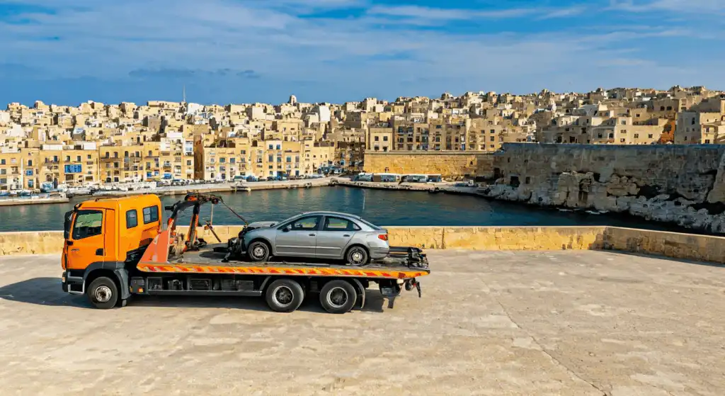 MET transporter loaded with two cars